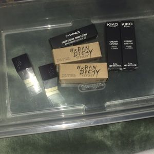 7 lipsticks(MAC, ESTÉE LAUDER, KIKO & URBAN DECAY)